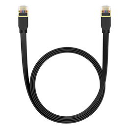 Baseus greitas RJ45 kat. tinklo kabelis. 7 10 Gbps 2 m plokščias juodas