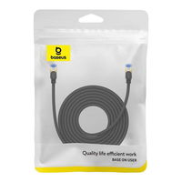 interneto kabelis RJ45 cat.7 10Gb/s 8 m pintas juodas