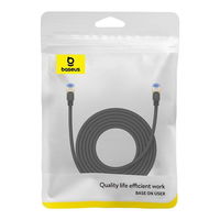 Baseus greitojo interneto kabelis RJ45 cat.7 10Gbps 5 m pintas juodas