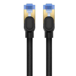Baseus greitojo interneto kabelis RJ45 cat.7 10Gbps 5 m pintas juodas