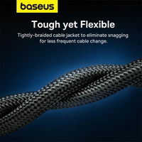 Baseus greitojo interneto kabelis RJ45 cat.7 10Gbps 5 m pintas juodas