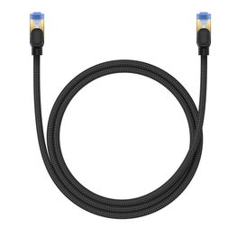 Baseus greitojo interneto kabelis RJ45 cat.7 10Gbps 1 m pintas juodas