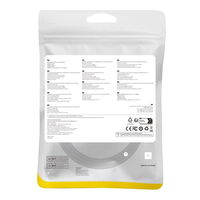 Baseus greitojo interneto kabelis RJ45 cat.7 10Gbps 1 m pintas juodas