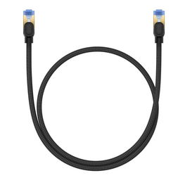 Baseus greitojo interneto kabelis RJ45 cat.7 10Gbps 0,5 m pintas juodas