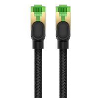 Baseus greitas RJ45 kat. tinklo kabelis. 8 40Gbps 8 m pintas juodas