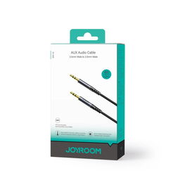 stereofoninis garso kabelis AUX 3,5 mm mini lizdas 1,2 m juodas (SY-A08)
