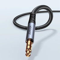 stereofoninis garso kabelis AUX 3,5 mm mini lizdas 1,2 m juodas (SY-A08)