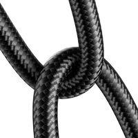 stereofoninis garso kabelis AUX 3,5 mm mini lizdas (vyriškas) - mini lizdas (moteriškas) 1,2 m juodas (SY-A09)
