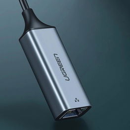 išorinis tinklo adapteris RJ45 - C tipo USB (1000 Mbps / 1 Gbps) Gigabit Ethernet pilkos spalvos (CM199)