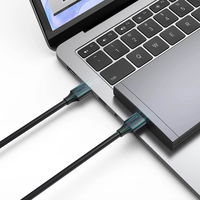 kabelis USB A USB3.0 5Gb/s 0,5 m juodas (US128)