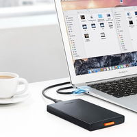 SSD / HDD korpusas 2,5 USB 3.0 SATA juodas (CM237)