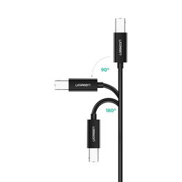 USB B kabelis 1 m - juodas