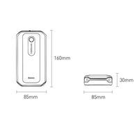 Power Bank Power Starter Jump Starter 10000mAh 12V (1000A / 500A) maitinimo bankas + krokodilo spaustukai juodi (CGNL020101)