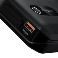 Power Bank Power Starter Jump Starter 10000mAh 12V (1000A / 500A) maitinimo bankas + krokodilo spaustukai juodi (CGNL020101)