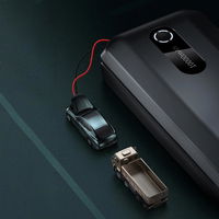 Power Bank Power Starter Jump Starter 10000mAh 12V (1000A / 500A) maitinimo bankas + krokodilo spaustukai juodi (CGNL020101)