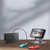 ilgintuvas USB C 3.1 vyriškas / moteriškas 10 Gb/s 1 m pilkos spalvos (US372)