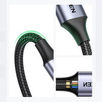 USB C / micro USB-B 3.0 kabelis US565 5Gb/s 3A 1 m - pilkas