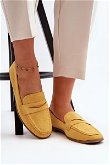 Zomšiniai batai su ornamentu Geltoni Eleina