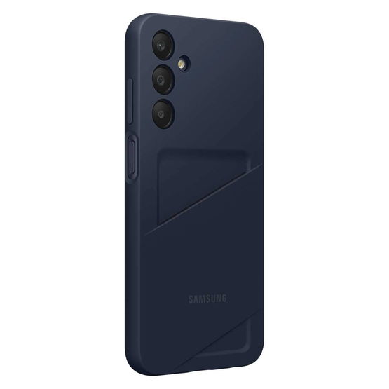 Samsung dėklas su kortelių lizdu EF-OA156TBEGWW su kortelių lizdu, skirtas Samsung Galaxy A15 / A15 5G - juodai mėlynas
