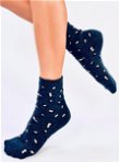Šiltos moteriškos kojinės su dėmėmis LOUSE MARINE