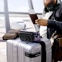 Belaidis maitinimo bankas 10000mAh JR-W050 20W MagSafe su žiedu ir stovu - baltas