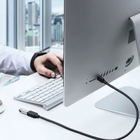 kabelio ilgintuvas USB 3.0 (moteriškas) - USB 3.0 (vyriškas) 3 m juodas (US129 30127)