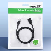 kabelio ilgintuvas USB 3.0 (moteriškas) - USB 3.0 (vyriškas) 3 m juodas (US129 30127)