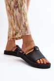 odiniai sandalai Zazoo 2896 Black