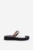 odiniai sandalai Zazoo 2896 White-Black