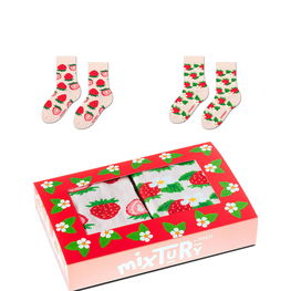 Vaikiškų kojinių rinkinys Zooxy mixTURY Strawberry cookies 2 poros (BSB23545)