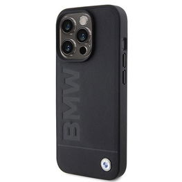 BMW odinis Hot Stamp dėklas iPhone 15 Pro Max - juodas