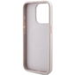 Guess 4G Collection odinis metalinis MagSafe dėklas iPhone 14 Pro Max - rožinis