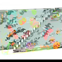 Magnetinė dėlionė Animals Jigsaw Board Atminties dėlionė 66 el.