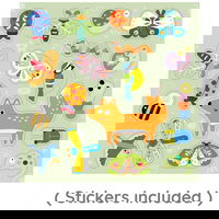 Magnetinė dėlionė Animals Jigsaw Board Atminties dėlionė 66 el.
