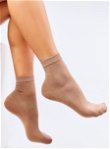 Lygios moteriškos kojinės MURRAL CAMEL