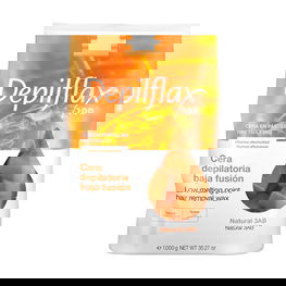 DEPILFLAX BE JUOSTELIŲ KIETASIS DEPILIACINIS VAŠKAS 1KG NATŪRALUS