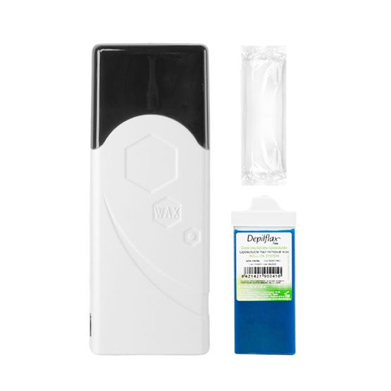 iWax plaukų šalinimo rinkinys ritinėlis Vienkartinis F-0 40W baltas + ritinėlis + epiliacinės juostelės