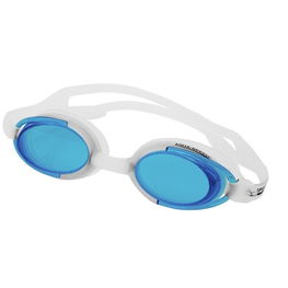 Aqua-Speed Malibu plaukimo akiniai balti ir mėlyni