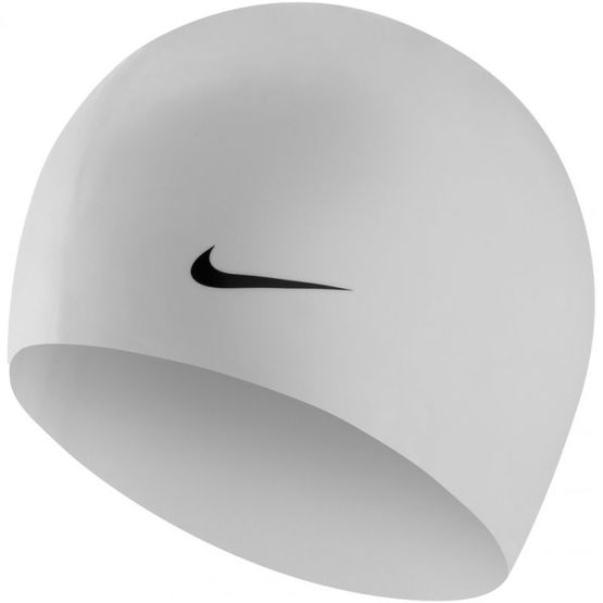 Nike Os Solid W M 9306060-100 plaukimo kepurė balta
