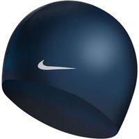 Nike Os Solid W M 93060-440 tamsiai mėlyna plaukimo kepurė