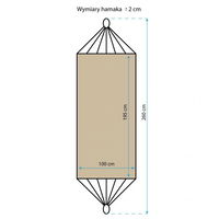 Classic Royokamp 1 asmens hamakas 200x100 cm 1021065