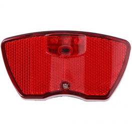 Galinis dviračio žibintas su reflektoriumi ir 3 LED diodais