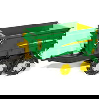 didelė dviašė John Deere savivartė priekaba