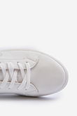 Žemi vyriški sportbačiai Eco Leather Big Star NN174282 White