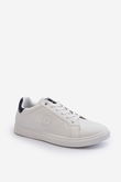 Žemi vyriški sportbačiai Eco Leather Big Star NN174282 White