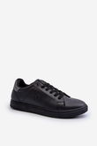 Žemi vyriški sportbačiai Eco Leather Big Star NN174284 Black