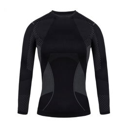 Alpinus Active Base Layer termo marškinėliai juoda-pilka W GT43180