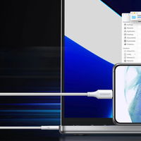 USB C PD kabelis 100W 1 m - baltas