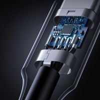 USB C PD kabelis 100W 1 m - baltas