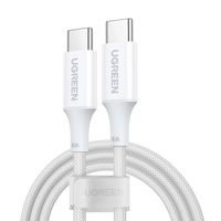 USB C PD kabelis 100W 1 m - baltas